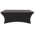 Nappe Lycra buffet ouverte noire