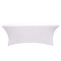 Nappe Lycra buffet ouverte blanche