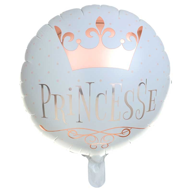 6 Ballons Princesse - Ballon anniversaire Princesse - Dragées Anahita