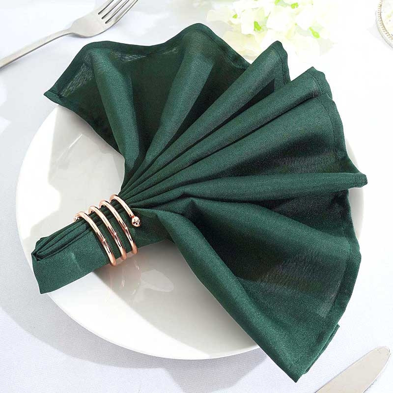 Lot De 8 Serviettes De Table En Tissu 40x40cm - Coton Lin Pour Fêtes Et Quotidien