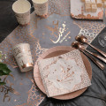 20 Serviettes Eid Moubarak Rose Gold