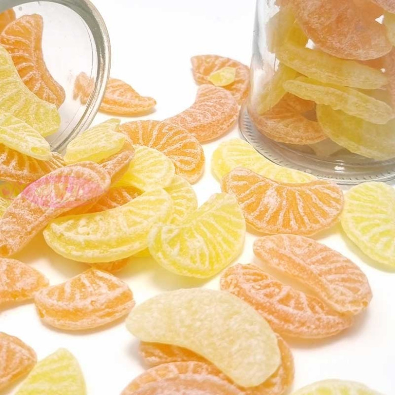 Bonbons tranches d'orange et citron 2Kg Bonbons tranches d'orange et citron 2Kg