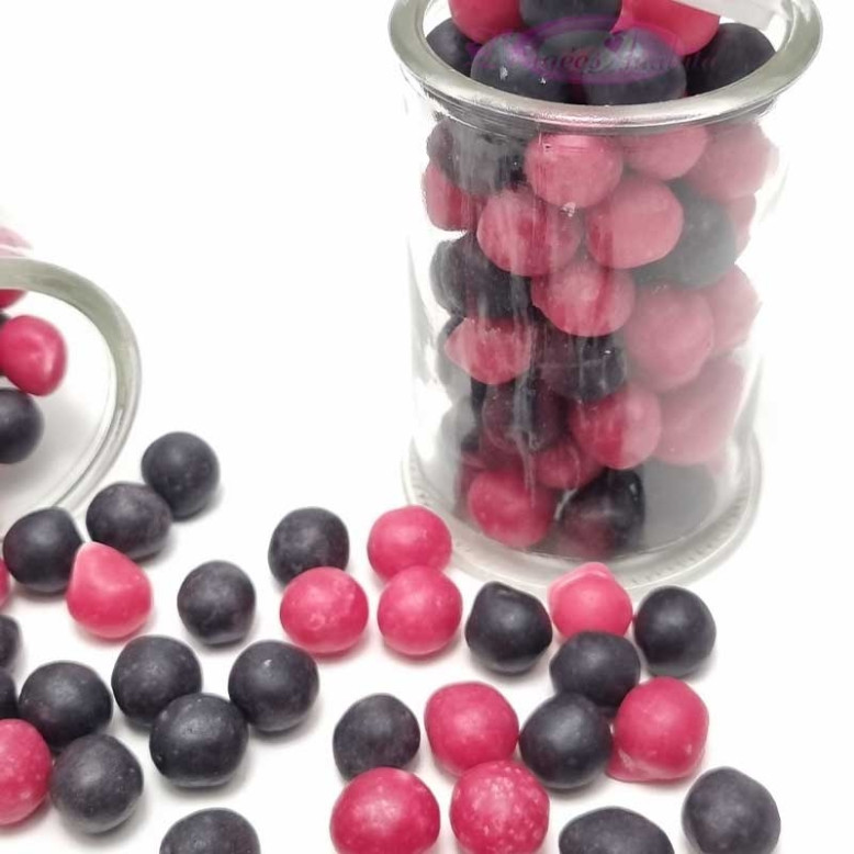 Bonbons perles framboise et myrtille 2Kg
