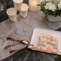 Chemin de Table Eid Moubarak Rose Gold