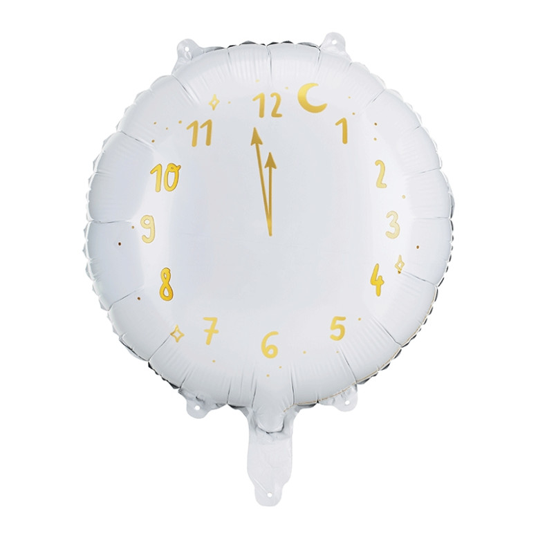 Ballon Aluminium Horloge Nouvel An Ballon Aluminium Horloge Nouvel An