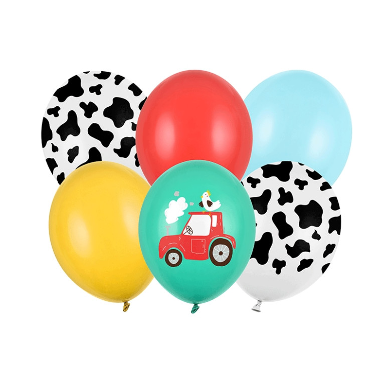 6 ballons 30 cm la Ferme 6 ballons 30 cm la Ferme