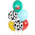 6 ballons 30 cm la Ferme