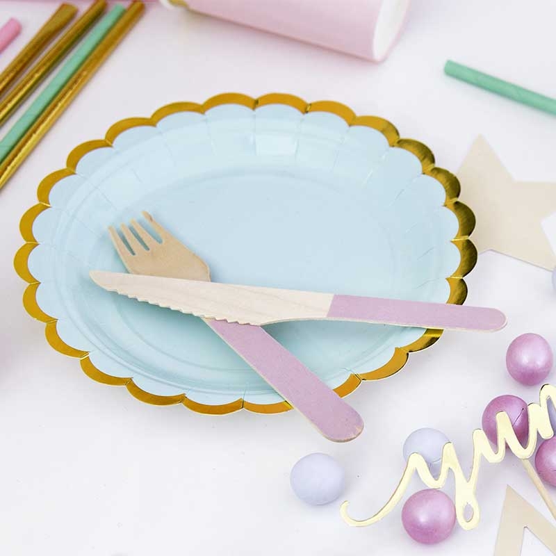 5 assiettes transparentes bord argenté réutilisable chic – Dragées Anahita.
