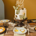 6 assiettes Thème Lion