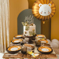 6 assiettes Thème Lion