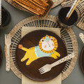 20 Serviettes en forme de Lion