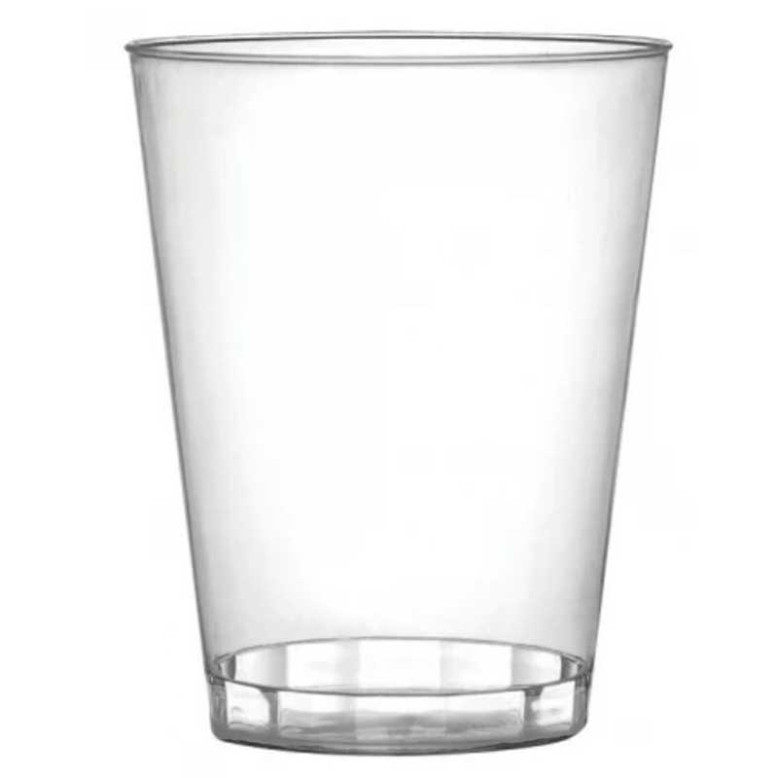 20 verres transparents 25cl en plastique rigide et réutilisable 20 verres transparents 25cl en plastique rigide et réutilisable
