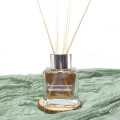 Diffuseur carré en verre avec bouchon Argent 50ml