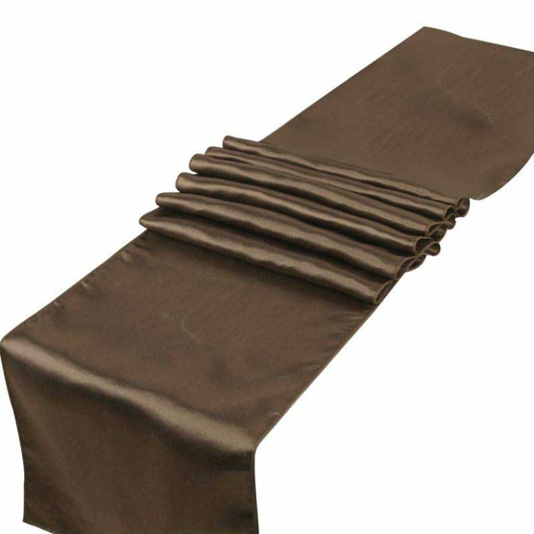 10 Chemins de table en satin 30 x 275 cm 10 Chemins de table en satin 30 x 275 cm