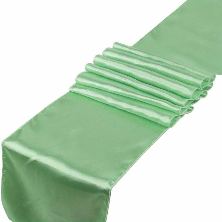 10 Chemins de table en satin 30 x 275 cm 10 Chemins de table en satin 30 x 275 cm