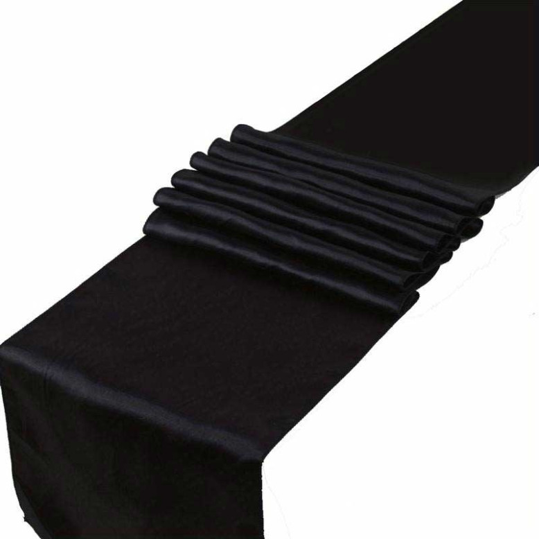 10 Chemins de table en satin 30 x 275 cm 10 Chemins de table en satin 30 x 275 cm