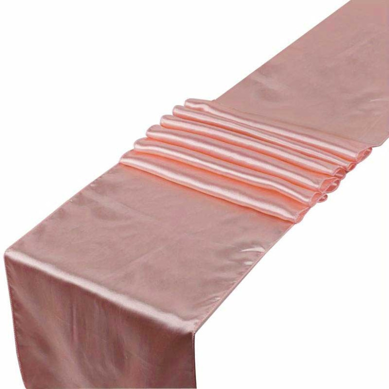 10 Chemins de table en satin 30 x 275 cm 10 Chemins de table en satin 30 x 275 cm