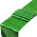 10 Chemins de table en satin 30 x 275 cm