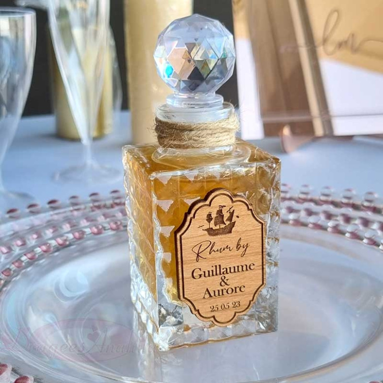 Contenant en verre élégant pour Mariage