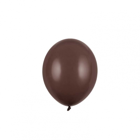 100 petits ballons cacao 12 cm