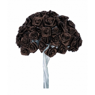 Mini Rose ourlée chocolat x 144