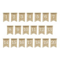 Numéros de table en Jute