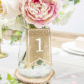 Numéros de table en Jute