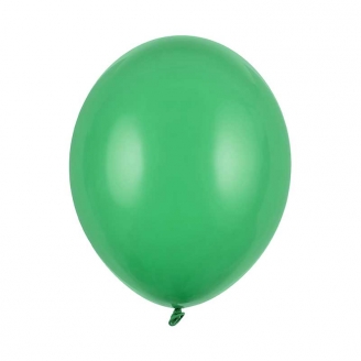 100 Ballons de baudruche vert émeraude 27 cm