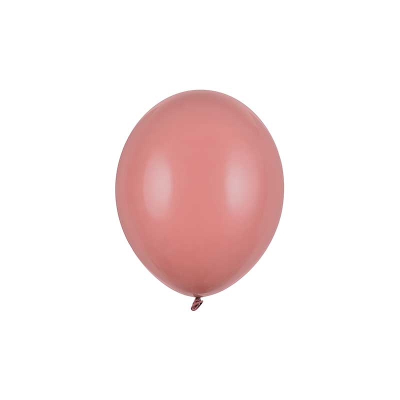 100 petits ballons de baudruche vieux rose 12 cm - Dragées Anahita