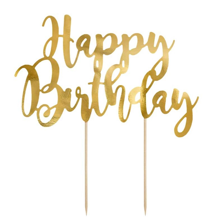 Décoration pour gâteau Happy Birthday Décoration pour gâteau Happy Birthday