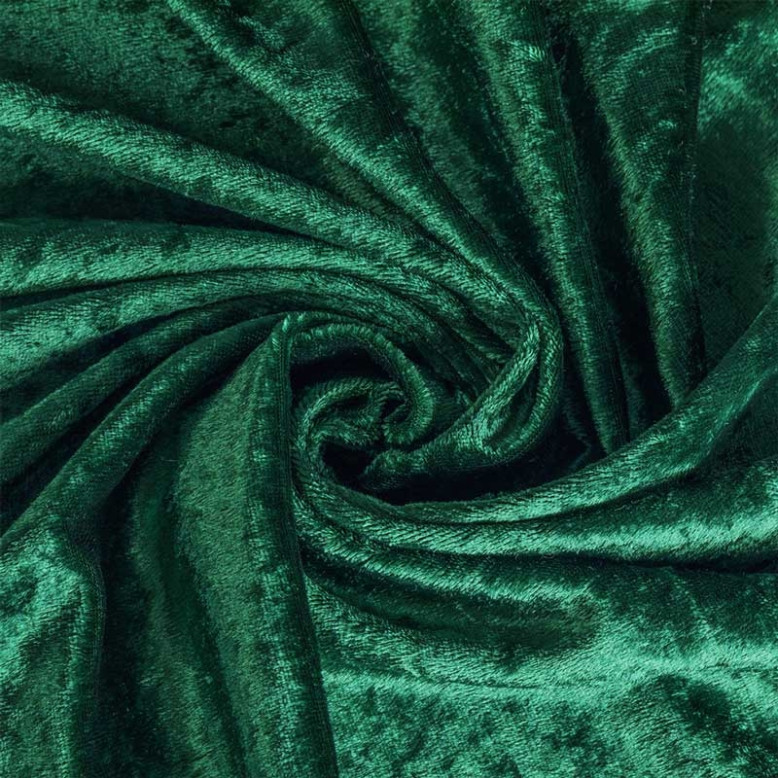 Chemin de table velours vert