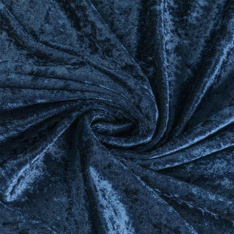 Chemin de table  velours bleu marine