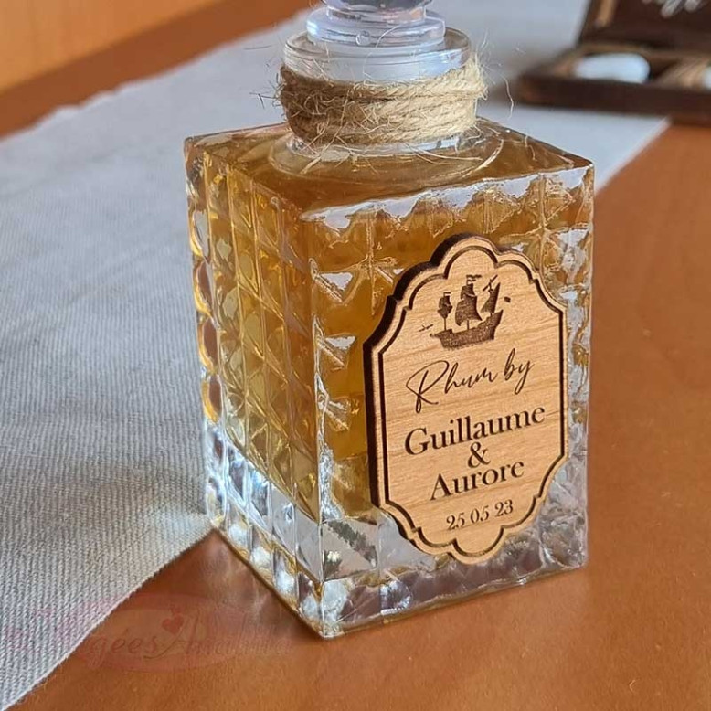 10 Etiquettes en bois pour bouteille 10 Etiquettes en bois pour bouteille