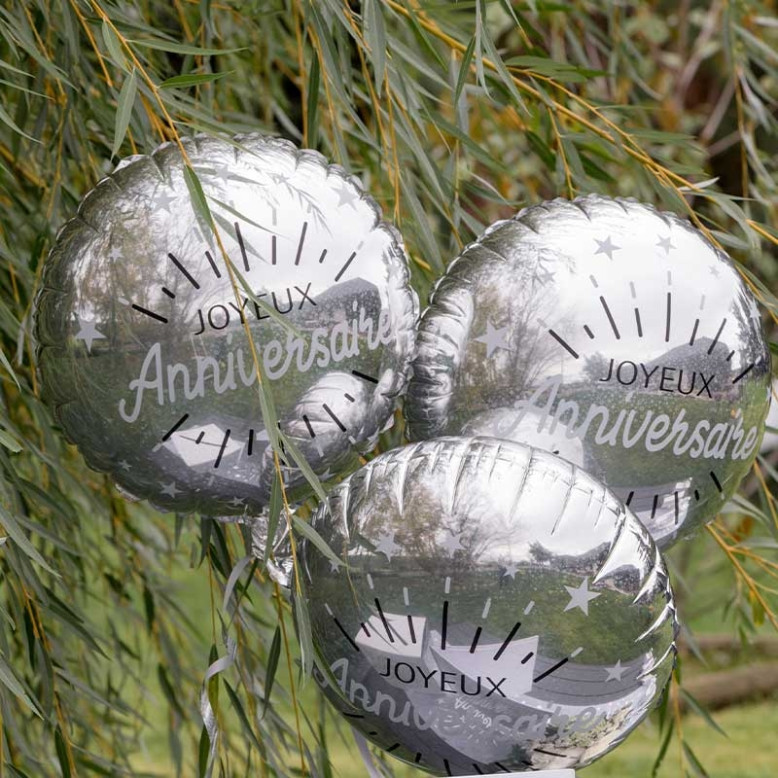 Ballon mylar Anniversaire Joyeux Anniversaire Ballon mylar Anniversaire Joyeux Anniversaire