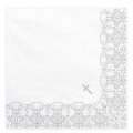 20 Serviettes communion Argenté 20 Serviettes communion Argenté