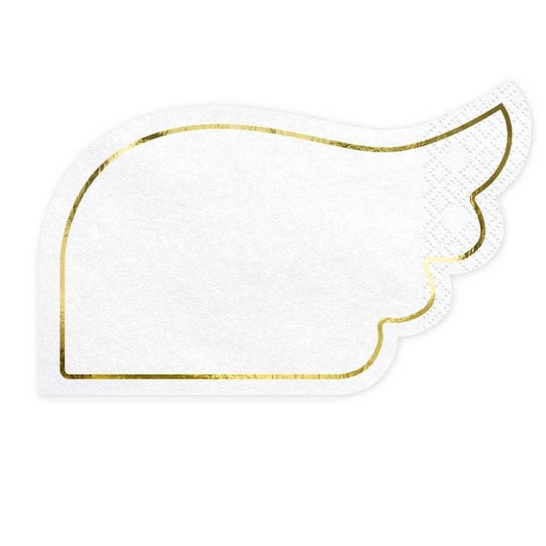 20 Serviettes en Forme d'Ailes 20 Serviettes en Forme d'Ailes