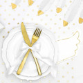 20 Serviettes en Forme d'Ailes
