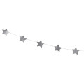 Guirlande d'étoiles Argent