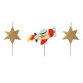 Bougies d'anniversaire avion