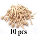 10 bâtons cuillère bambou pour Miel