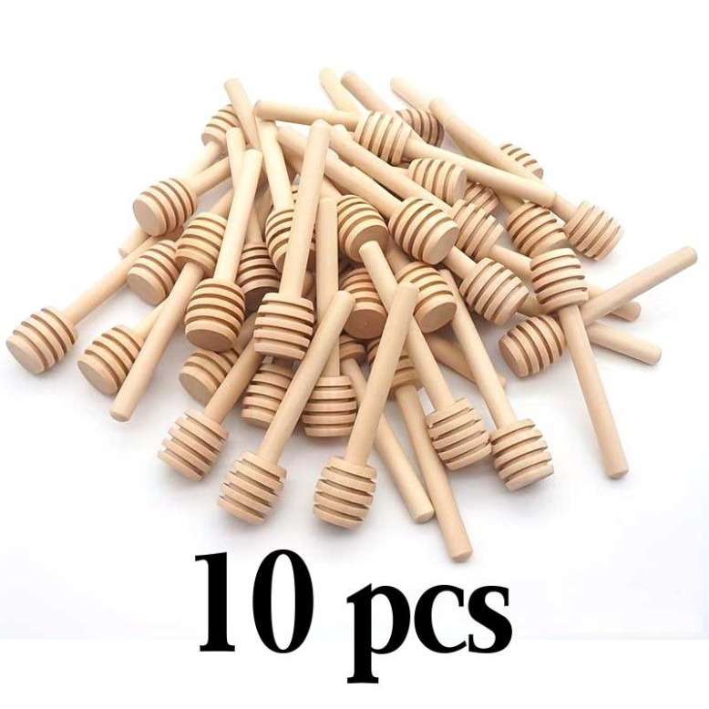 10 bâtons cuillère bambou pour Miel 10 bâtons cuillère bambou pour Miel