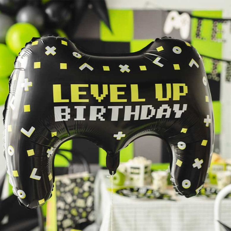 Ballon Aluminium Manette : La Décoration Parfaite pour les Fans de Jeux Vidéo Ballon Aluminium Manette : La Décoration Parfaite pour les Fans de Jeux Vidéo