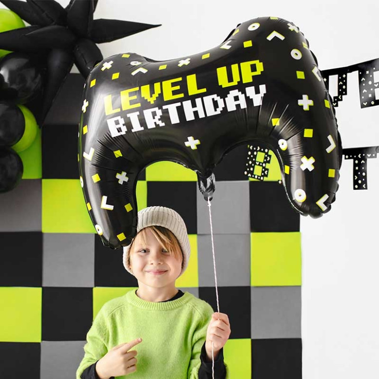 Ballon Aluminium Manette : La Décoration Parfaite pour les Fans de Jeux Vidéo Ballon Aluminium Manette : La Décoration Parfaite pour les Fans de Jeux Vidéo