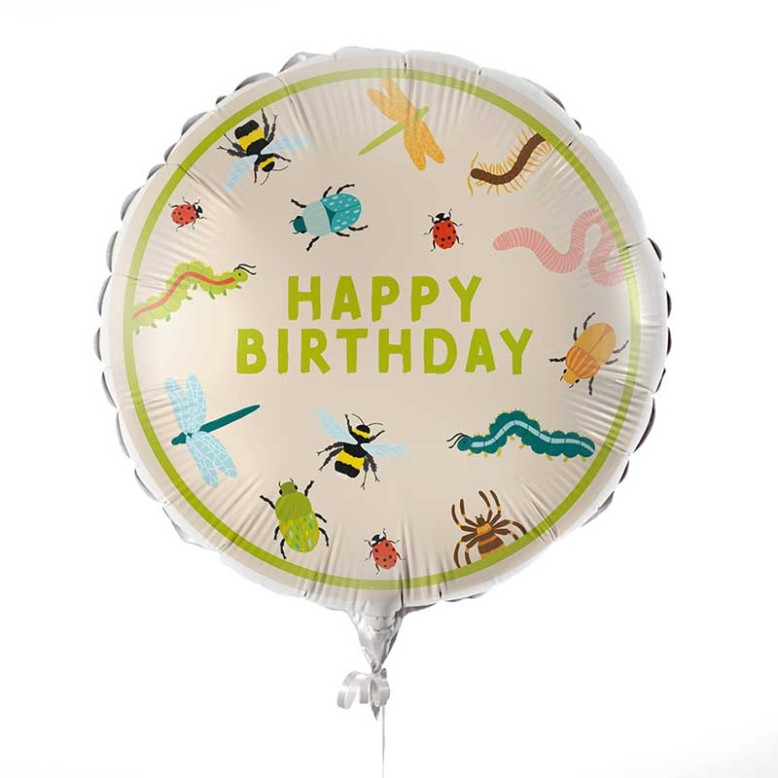 Ballon "Happy Birthday" Thème Insectes Ballon "Happy Birthday" Thème Insectes