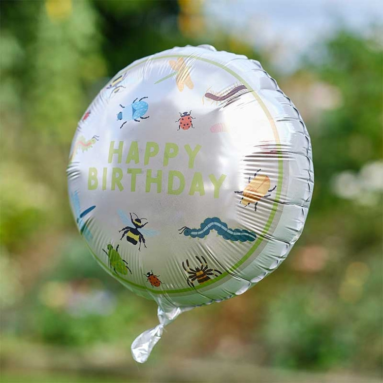 Ballon "Happy Birthday" Thème Insectes Ballon "Happy Birthday" Thème Insectes