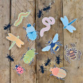 30 décorations Insectes
