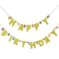 Banderoles Happy Birthday Insectes