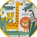 Assiette en carton Thème savane
