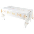 Nappe rectangulaire Noël Ivoire et Or Nappe rectangulaire Noël Ivoire et Or