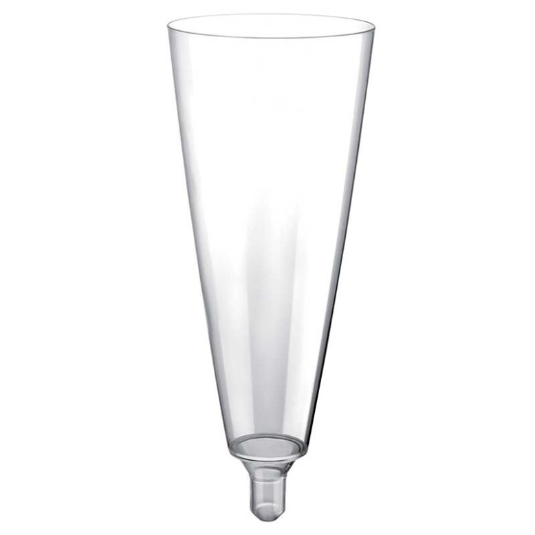 20 hauts de flûtes à Champagne transparents 16cl 20 hauts de flûtes à Champagne transparents 16cl